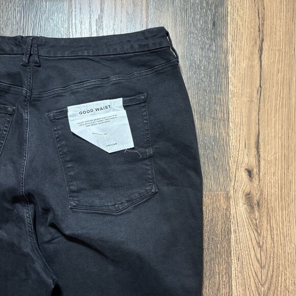 Good American Good Waist Jeans Black Size Plus 28-32 NWOT - Picture 6 of 6